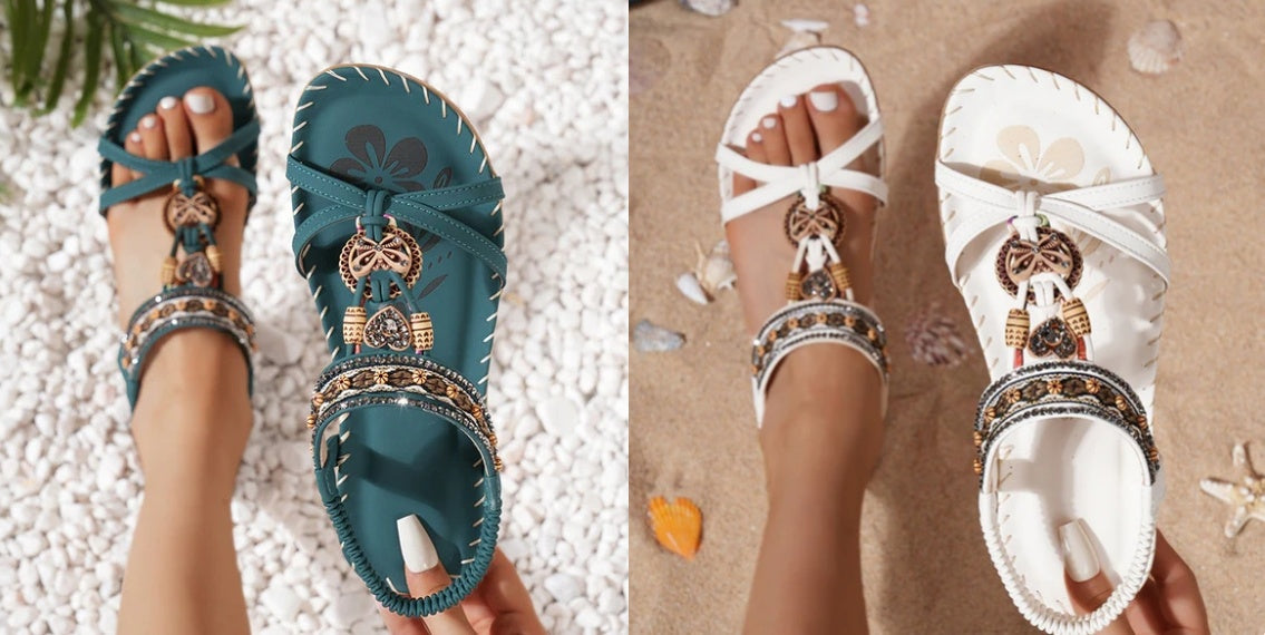🌸Speciale prijs🌸Nieuwe sandalen voor dames in bohemien stijl🤩