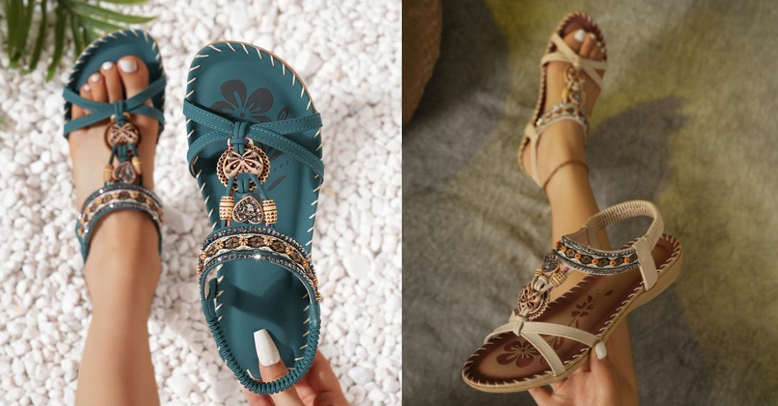 🌸Speciale prijs🌸Nieuwe sandalen voor dames in bohemien stijl🤩