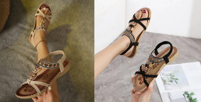 🌸Speciale prijs🌸Nieuwe sandalen voor dames in bohemien stijl🤩