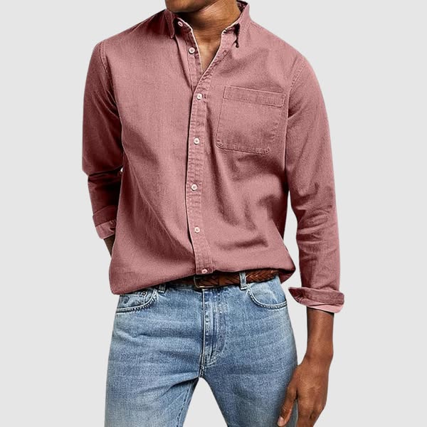 James - Premium Casual Overhemd Lange Mouw