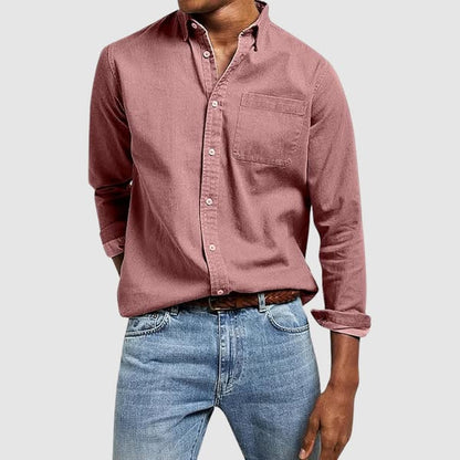 James - Premium Casual Overhemd Lange Mouw
