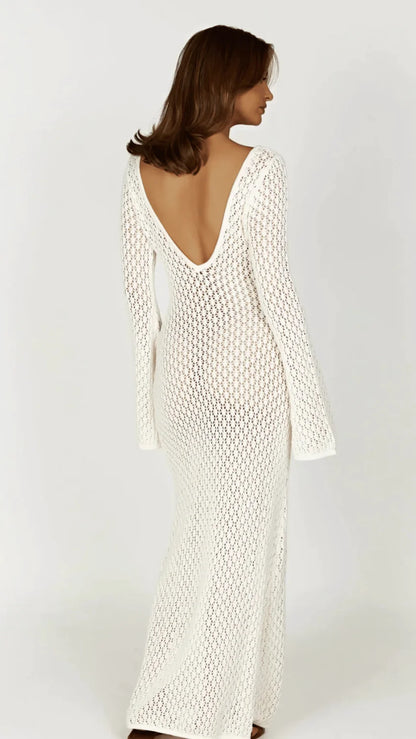 The Vitality Crochet Maxi Dress