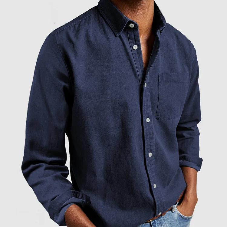 James - Premium Casual Overhemd Lange Mouw