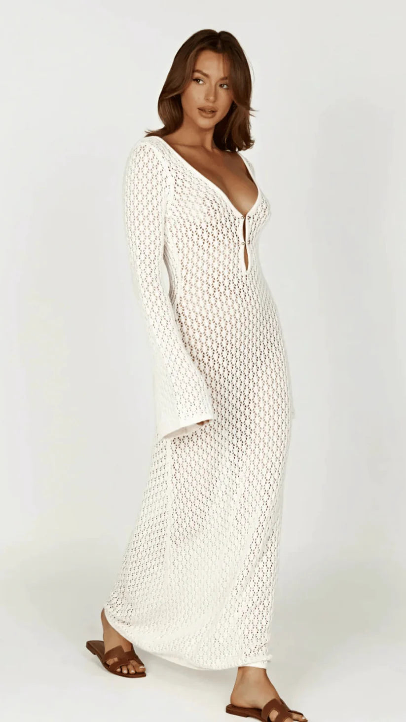 The Vitality Crochet Maxi Dress