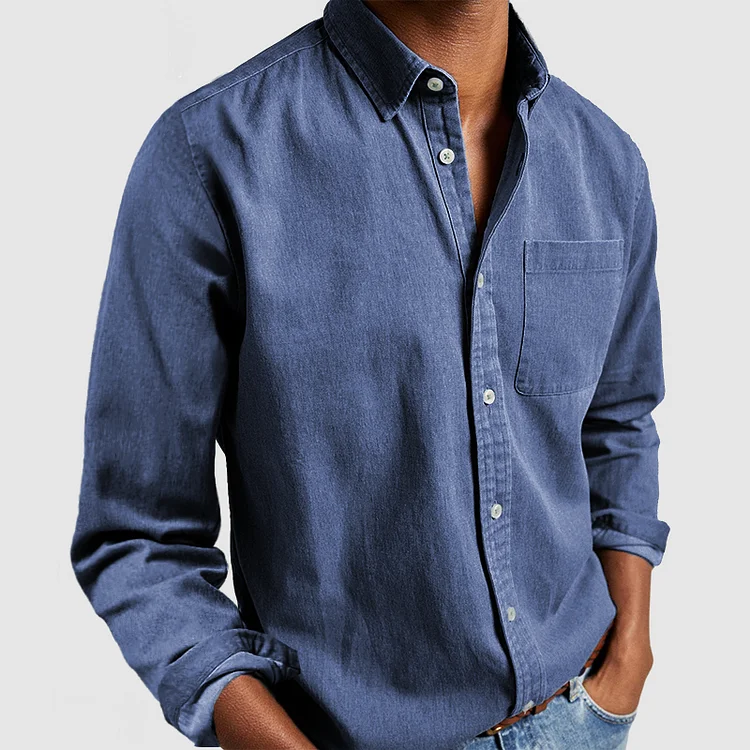 James - Premium Casual Overhemd Lange Mouw