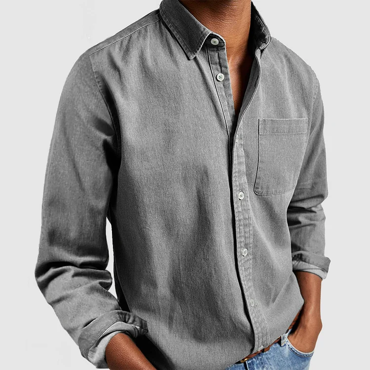 James - Premium Casual Overhemd Lange Mouw