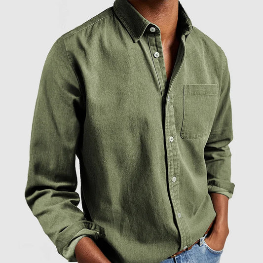 James - Premium Casual Overhemd Lange Mouw