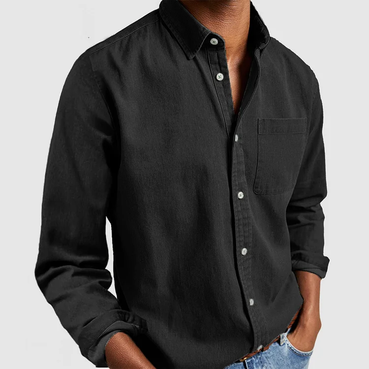 James - Premium Casual Overhemd Lange Mouw