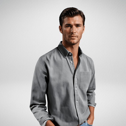 James - Premium Casual Overhemd Lange Mouw